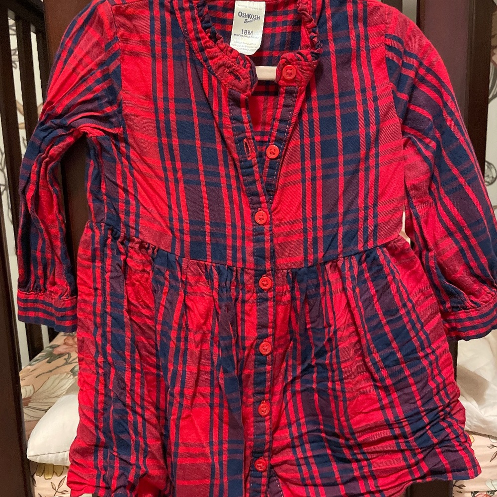 Plaid Oshkosh dress